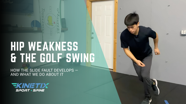 Hip Weakness and the Golf Swing: How the Slide Fault Develops — and What We Do About It