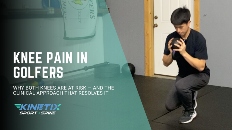 Knee Pain in Golfers: Why Both Knees Are at Risk — and the Clinical Approach That Resolves It