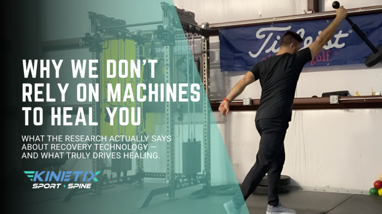 Why We Don’t Rely on Machines to Heal Your Injury