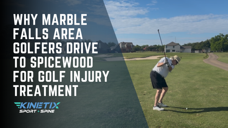Why Horseshoe Bay and Marble Falls Golfers Drive to Spicewood for Golf Injury Treatment