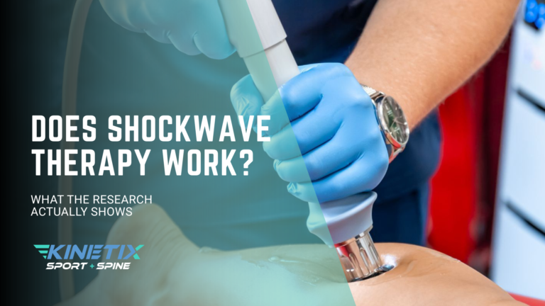 Shockwave Therapy — What the Evidence Actually Supports (And Why It Works Best With Loading, Not Instead of It)