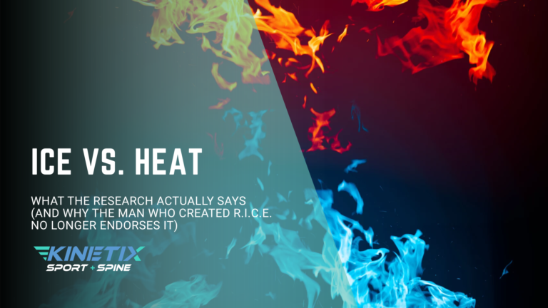 Ice vs. Heat: What the Research Actually Says (And Why the Man Who Created RICE No Longer Endorses It)